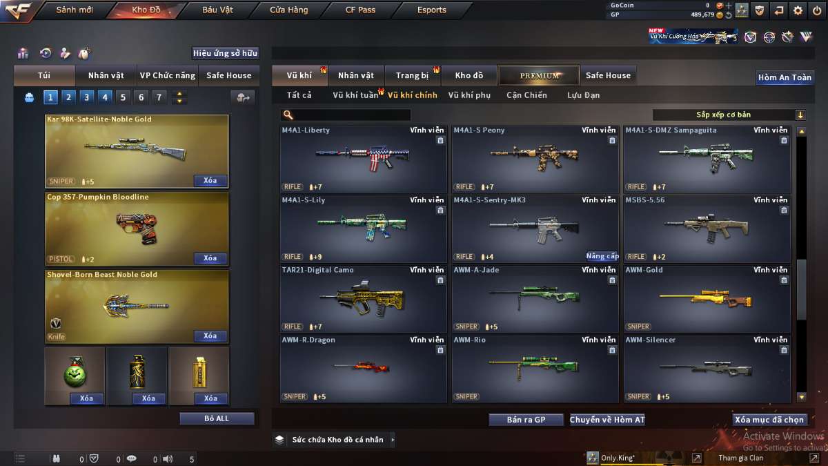 shop acc cf uy tin gia re